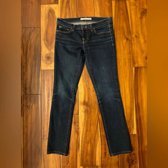 J Brand petite Pencil Leg Jeans Dark Wash - Picture 1 of 5